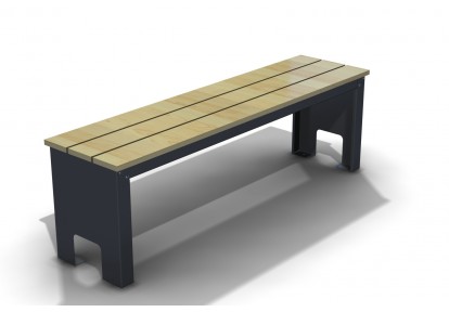 Скамейка гардеробная без спинки С-03