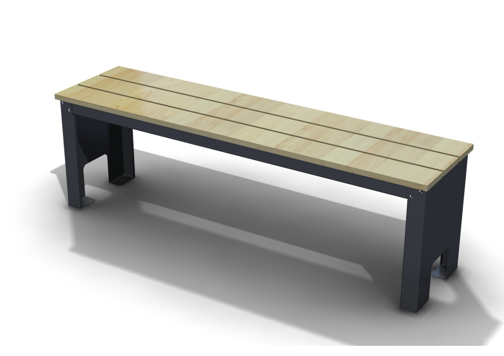 Скамейка гардеробная без спинки С-03