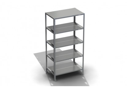 Стеллаж ЛАЙТ 150-200.100.60-5