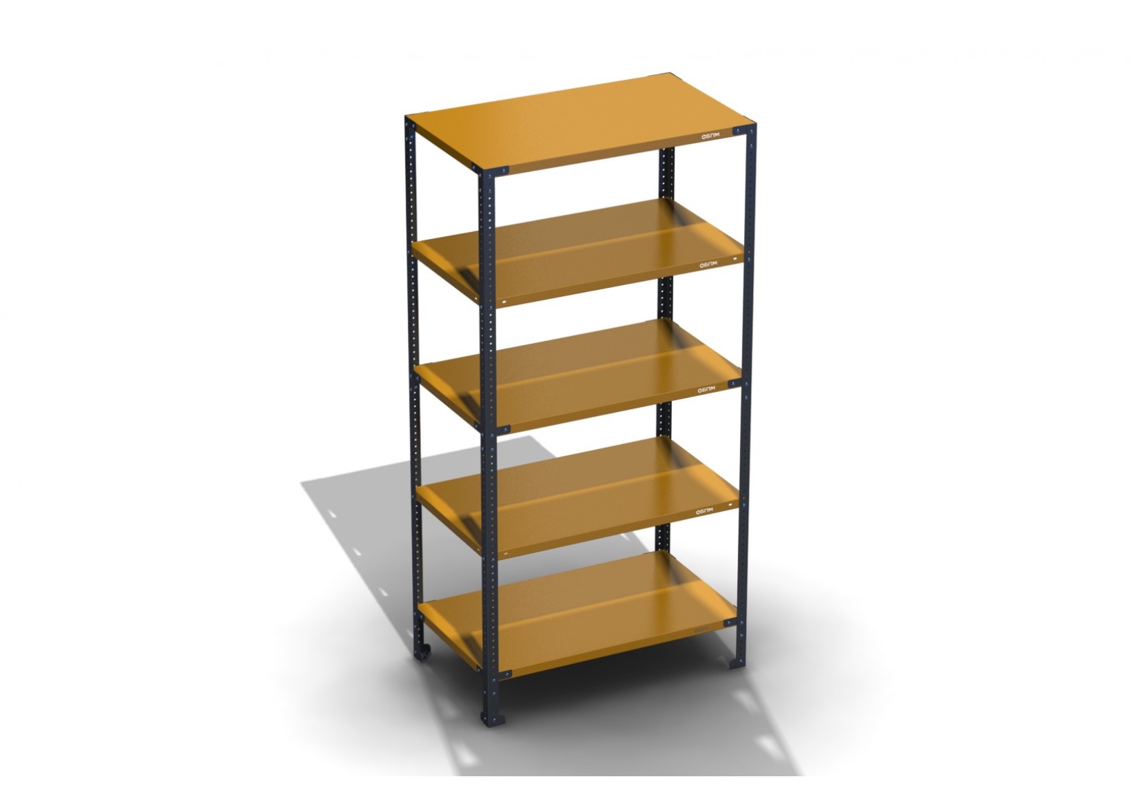 Стеллаж ЛАЙТ 150-200.100.60-5