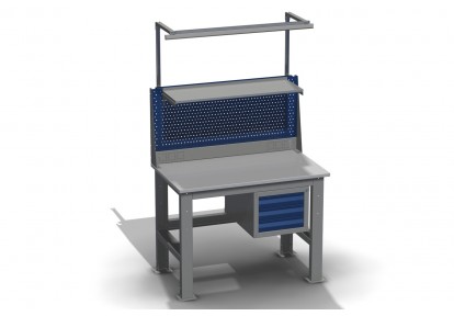 Верстак бестумбовый ПРОФИ-120-03/Э02